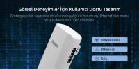 VİDEOPARK 2.4G/300MBPS (DIŞ ORTAM ACCESS POİNT 1KM) HAZIR KURULUMA GEREK YOK aktarıcı 2 Lİ SET  VP-2300CPE